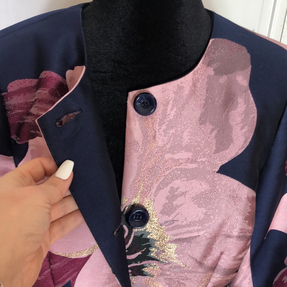 NEW M Midnight Velvet Light Spring Summer Coat - Picture 4 of 10